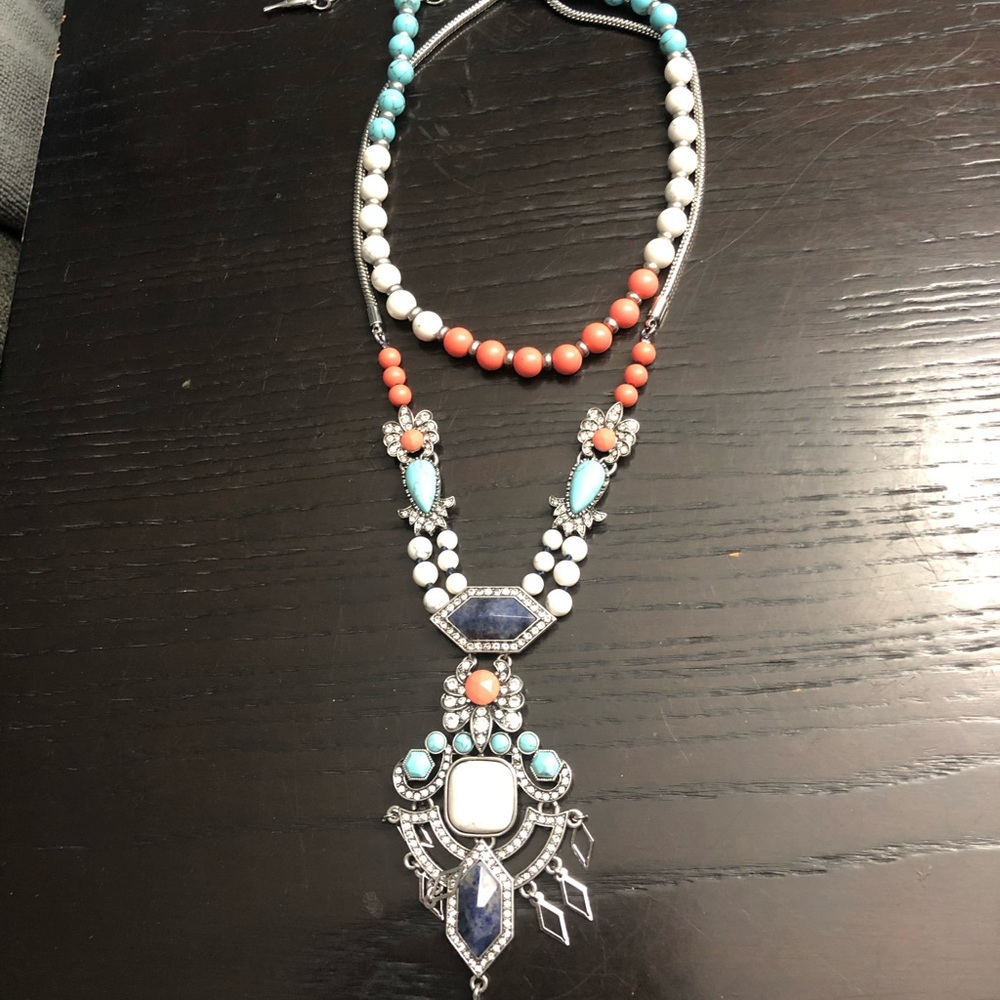 Chloe+Isabel 2 in 1 adjustable necklace set